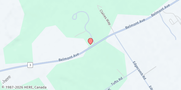 Map showing Belfast Soup Kitchen at 31 Belmont Ave, Belfast, ME