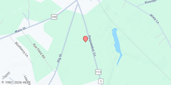 Map showing Southwest Oxford County Nutrition Inc (SOCN) at 701 Pequawket Trail, Brownfield, ME