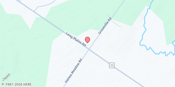 Map showing Buxton Community Cupboard at 938 Long Plains Rd, Buxton, ME