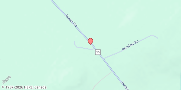 Map showing Charleston Correctional Inst. Farm at 1202 Dover Road, Charleston, ME