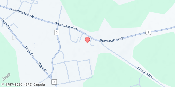 Map showing Loaves & Fishes Food Pantry at 137 Downeast Highway (Rte 1 N), Ellsworth, ME