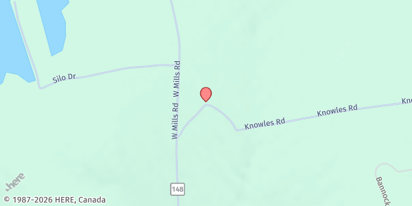 Map showing Clearwater Food Pantry at 393 West Mills Road, Industry, ME