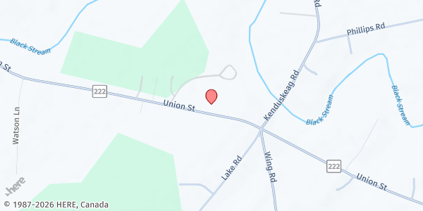 Map showing Samaritan, Inc @ Harvest Chapel in Levant at 3531 Union Street, Levant, ME