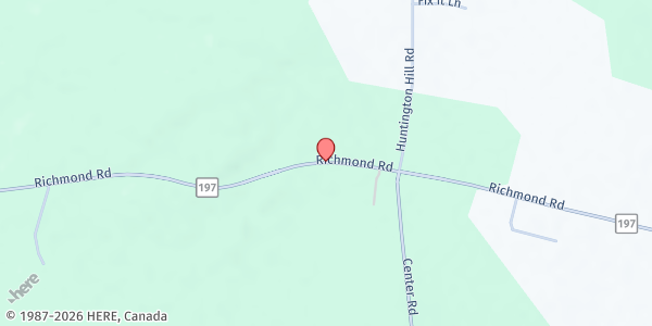 Map showing Litchfield Food Bank at 56 Plains Road, Litchfield, ME
