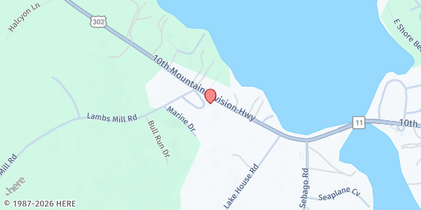 Map showing United Methodist Good Fellowship – Naples FP at 1000 Roosevelt Trl, Naples, ME