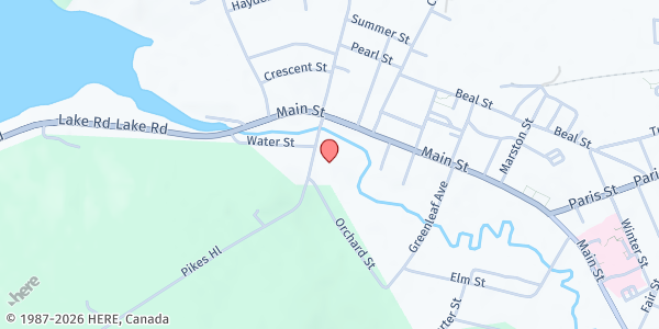 Map showing Western Maine Health at 8 Pikes Hill Rd, Norway, ME