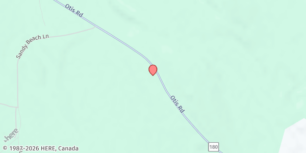 Map showing What's For Suppa? Food Pantry at 638 Otis Rd., Otis, ME