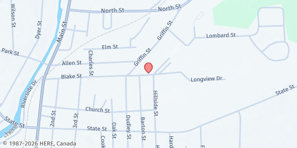 Map showing MSAD#1 School Orchard/Garden at 79 Blake St Suite #1, Presque Isle, ME