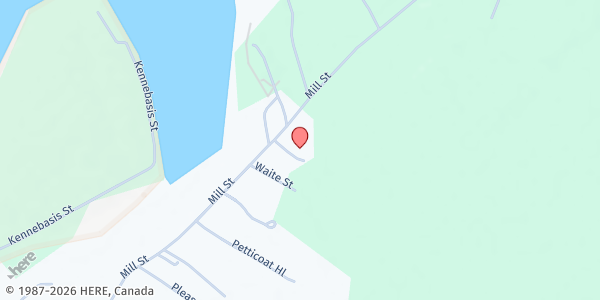 Map showing St Croix Regional Family Health - Food Pantry at 136 Mill St, Princeton, ME