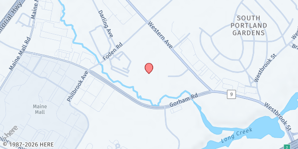 Map showing Northern Light Home Care and Hospice – South Portland at 225 Gorham Rd, South Portland, ME