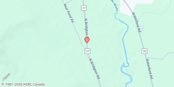 Map showing Sweden Food Pantry at 137 Bridgton Road, Sweden, ME