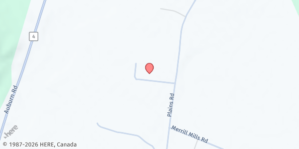 Map showing Hillandale Farms at 272 Plains Rd., Turner, ME