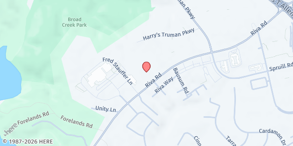 Map showing Food Link - Riva at 2666 Riva Road, Annapolis, MD