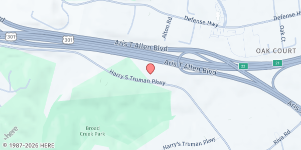 Map showing Maryland's Best Program, Fresh Food - Annapolis at 50 Harry S. Truman Parkway, Annapolis, MD