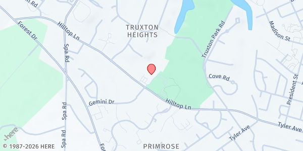 Map showing Salvation Army - Annapolis at 351 Hilltop Lane, Annapolis, MD