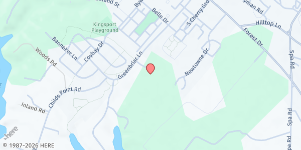 Map showing Samaritan House at 2610 Green Briar Lane, Annapolis, MD