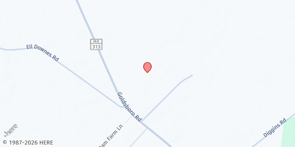 Map showing Giving Grace Food Pantry at 3555 Goldsboro Rd., Barclay, MD