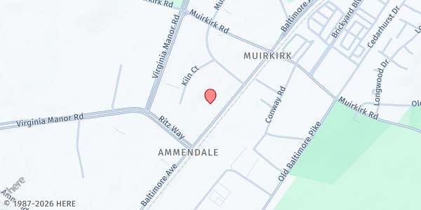 Map showing Lifehouse Church at 12304 Baltimore Avenue, Beltsville, MD