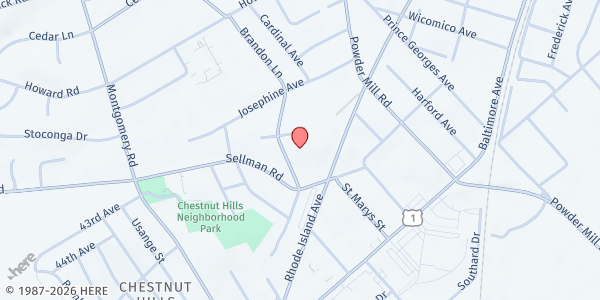 Map showing Whosoever Will Christian Church at 4514 Sellman Rd, Beltsville, MD
