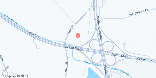 Map showing Sharing The Harvest at Sharing The Harvest, Berlin, MD