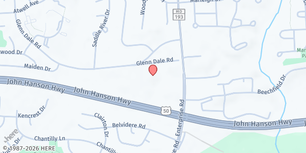 Map showing Divine Grace Mission at 4208 Glenn Dale Rd, Bowie, MD