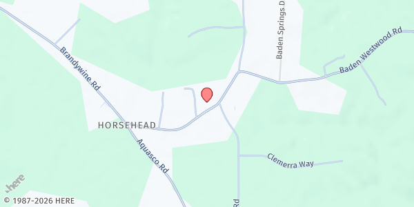 Map showing Community Support Systems - Baden at 13500 Baden Westwood Road, Brandywine, MD