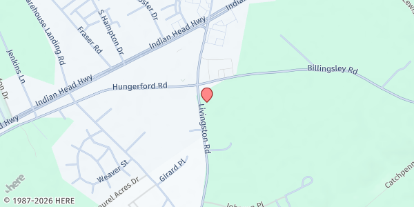 Map showing LifeStyles of Maryland Foundation, Inc at 3180 Livingdton Rd, Bryans Road, MD