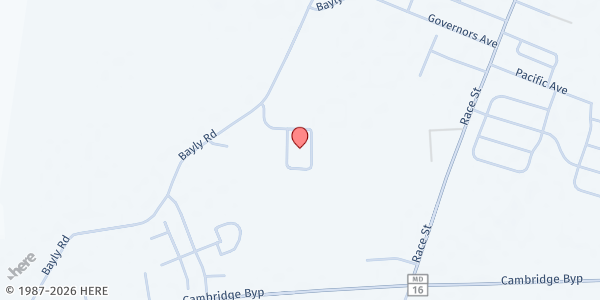 Map showing Cambridge Commons at 1220 Chestnut Pl, Cambridge, MD