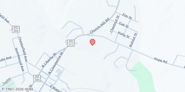 Map showing Haven Ministries/Centre ville - Centreville at 608 Church Hill Rd, Centreville, MD