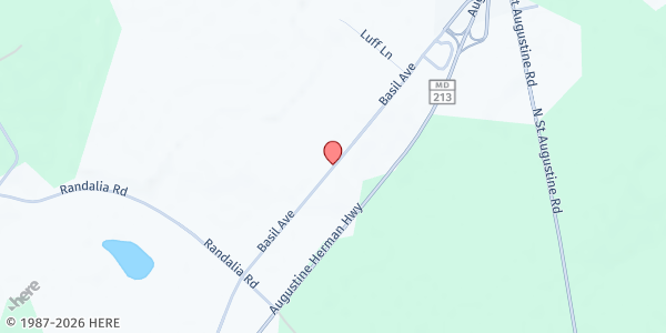 Map showing Chesapeake City Ecumenical Association at 227 Basil Ave., Chesapeake City, MD