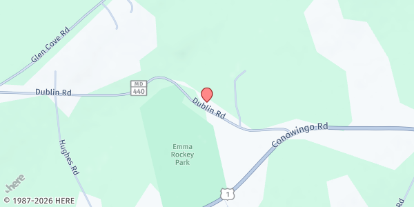 Map showing Bread of life at 3716 Dublin Road, Darlington, MD