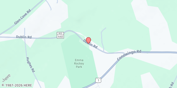 Map showing Bread of life - Abundant Grace Family Church at 3716 Dublin Rd., Dublin, MD