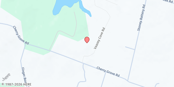 Map showing Deep Roots at Clairvaux Farm, Soup Kitchen at 21 Veazey Cove Road, Earleville, MD