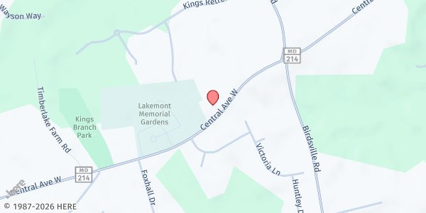 Map showing All Hallows Episcopal Church - Brick Church Campus at 3604 Solomons Island Road, Edgewater, MD