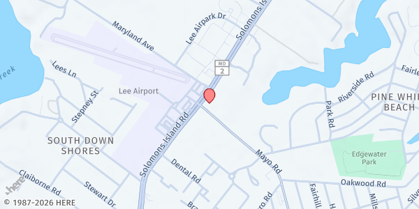 Map showing Concerned Citizens for Students - After School Program at After school Program, Edgewater, MD