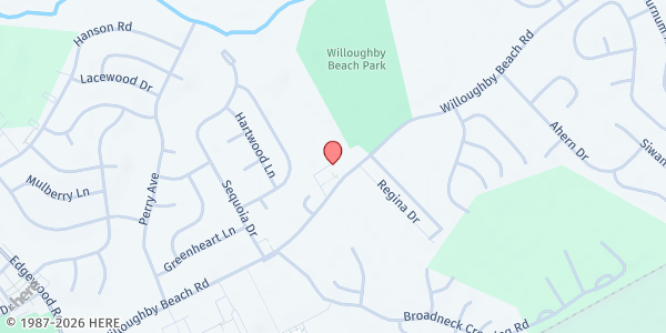 Map showing Sharing Table-Presby United Methodist Church at Prince of Peace Catholic Church, Edgewood, MD