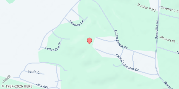 Map showing Anathoth House, Inc at 3200 Captain Dement Drive, Eutaw Forest, MD