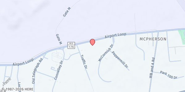 Map showing New Kingdom Faith Christian Church at 502 McCormick Drive, Glen Burnie, MD