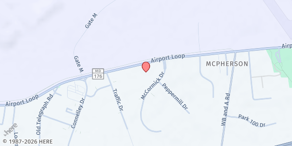 Map showing New Kingdom Faith Christian Church at 500 McCormick Dr h, Glen Burnie, MD