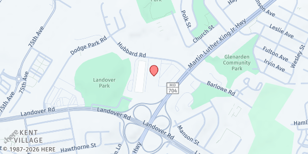 Map showing SHARE-Food Network at 3222 Food Network, Glenarden, MD