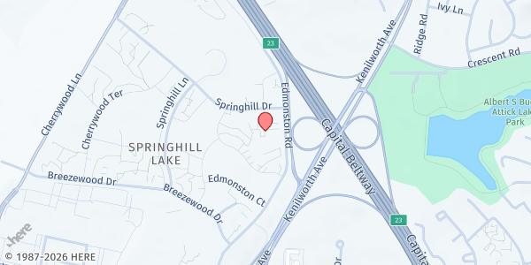 Map showing Trnsitional Housing PG City - Greenbelt at 9160 Edmonston Road, Greenbelt, MD