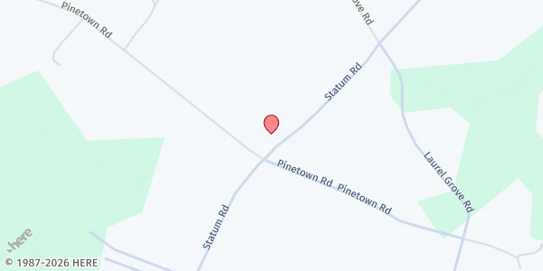 Map showing Ross Chapel A.M.E. at 6830 Statum Rd., Harmony, MD
