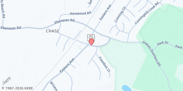 Map showing J & C Unity Inc. - Joppa at 7006 Grace Quarters Road, Joppa, MD