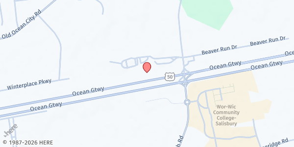Map showing Telamon Corporation - Salisbury at 31901 Tri-County Way, Kenilworth, MD