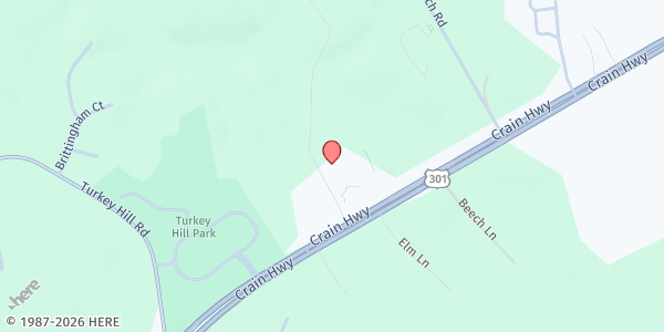 Map showing New Life Food Pantry at 9690 Shepherds Creek Pl., La Plata, MD