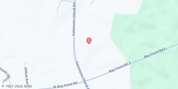 Map showing South County Assistance Network - Lothian at 5757 Solomons Island Road, Lothian, MD