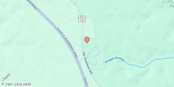 Map showing SMILE. Inc Food Pantry at 10290 H G Trueman Road, Lusby, MD