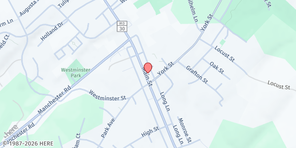 Map showing Tree of Friends Foundation at 3211 Main St, Manchester, MD