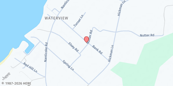 Map showing Caring & Sharing - Nanticoke at 2671 Bank Road, Nanticoke, MD