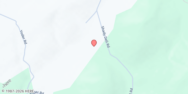 Map showing Oakland Mountain Fresh Pavilion at 103 Town Park Ln, Oakland, MD